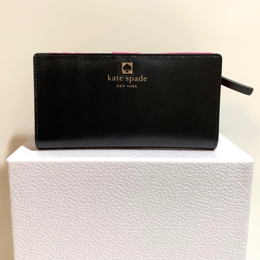 KATE SPADE STACY CHARLOTTE TERRACE LEATHER WALLET